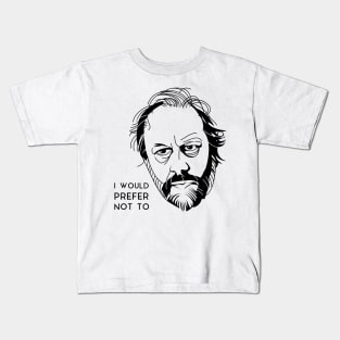 Žižek - I would prefer not to V.5 Kids T-Shirt